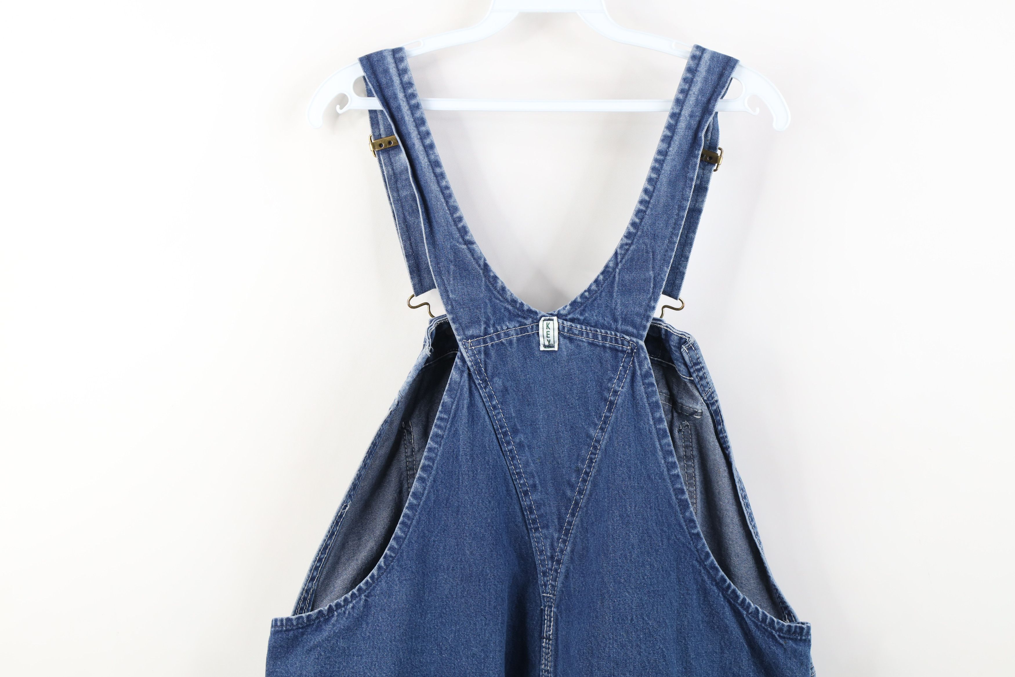 Vintage Vintage 90s Streetwear Distressed Wide Leg Denim Overalls Size US 42 / EU 58 - 19 Thumbnail