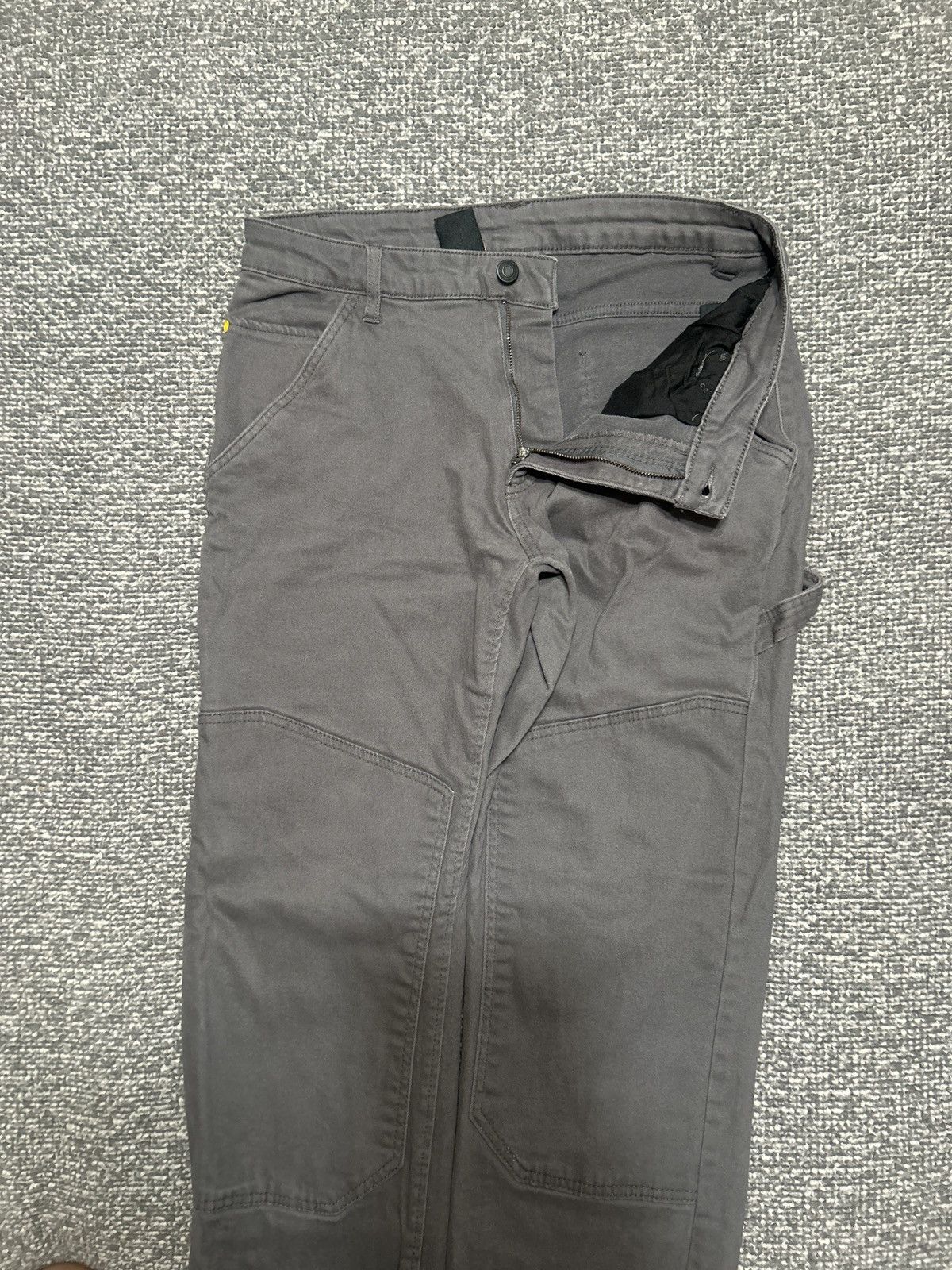 Designer × Vintage Dark Grey Double Knees Size US 32 / EU 48 - 3 Thumbnail
