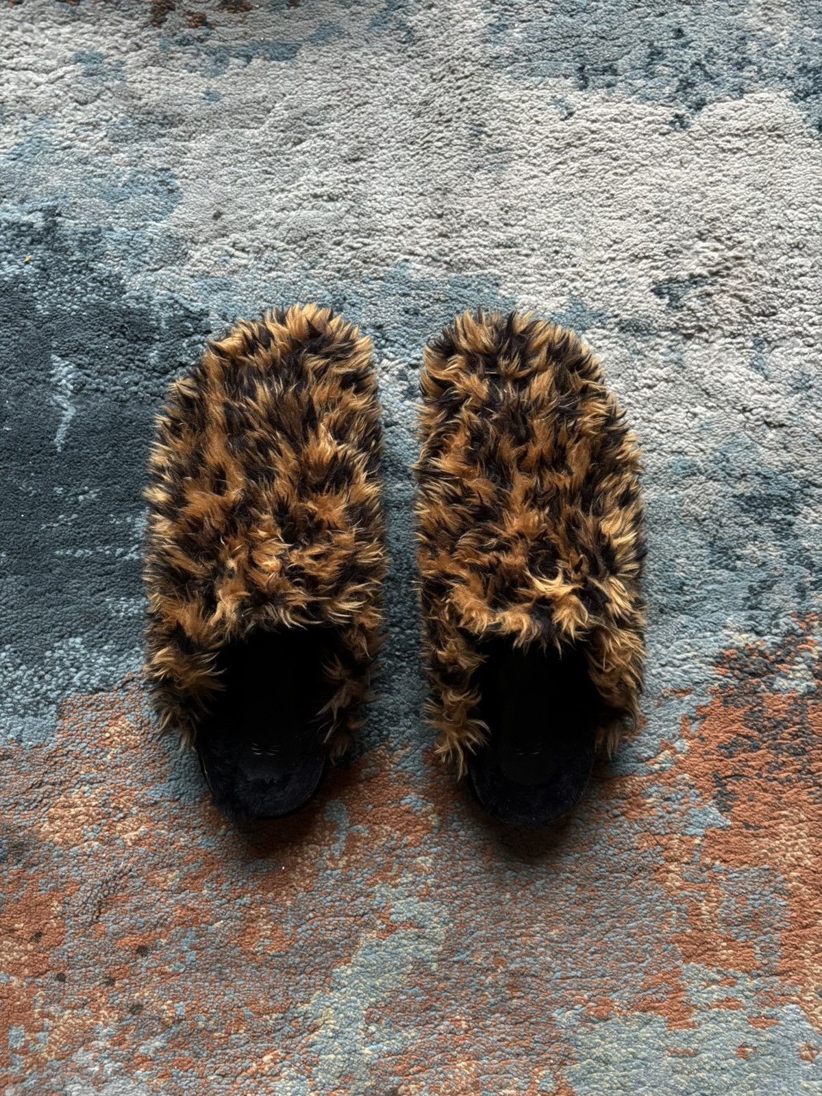 Palm Angels Palm Angels Orange & Black Palm Mule Size US 10.5 / EU 43-44 - 1 Thumbnail