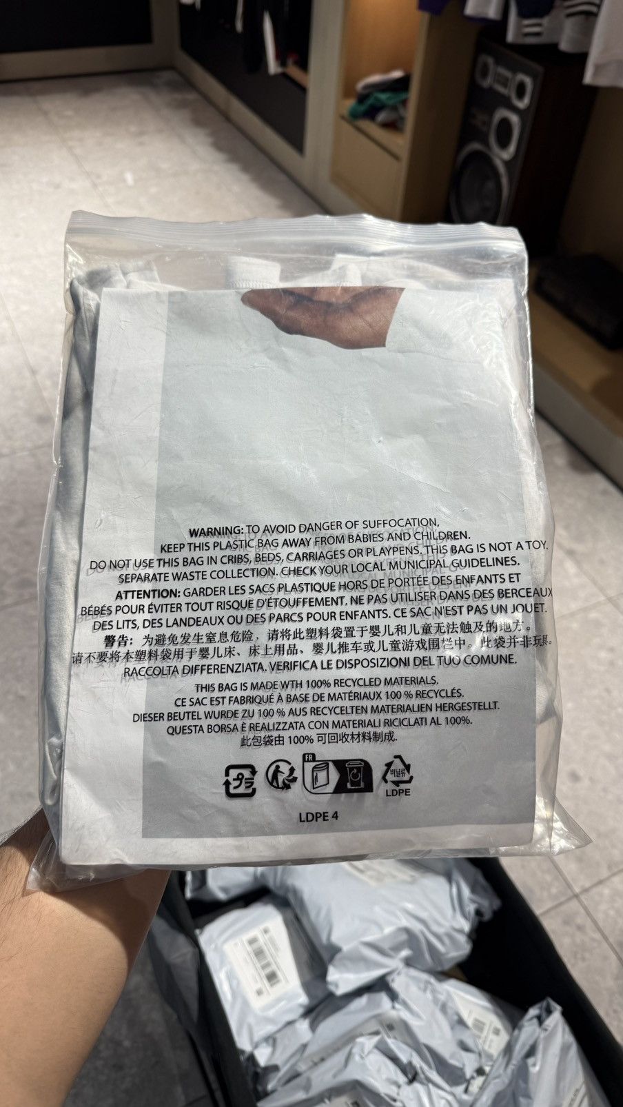Maison Margiela × Supreme Supreme MM6 Maison Margiela White Box Logo Tee Size US L / EU 52-54 / 3 - 4 Thumbnail