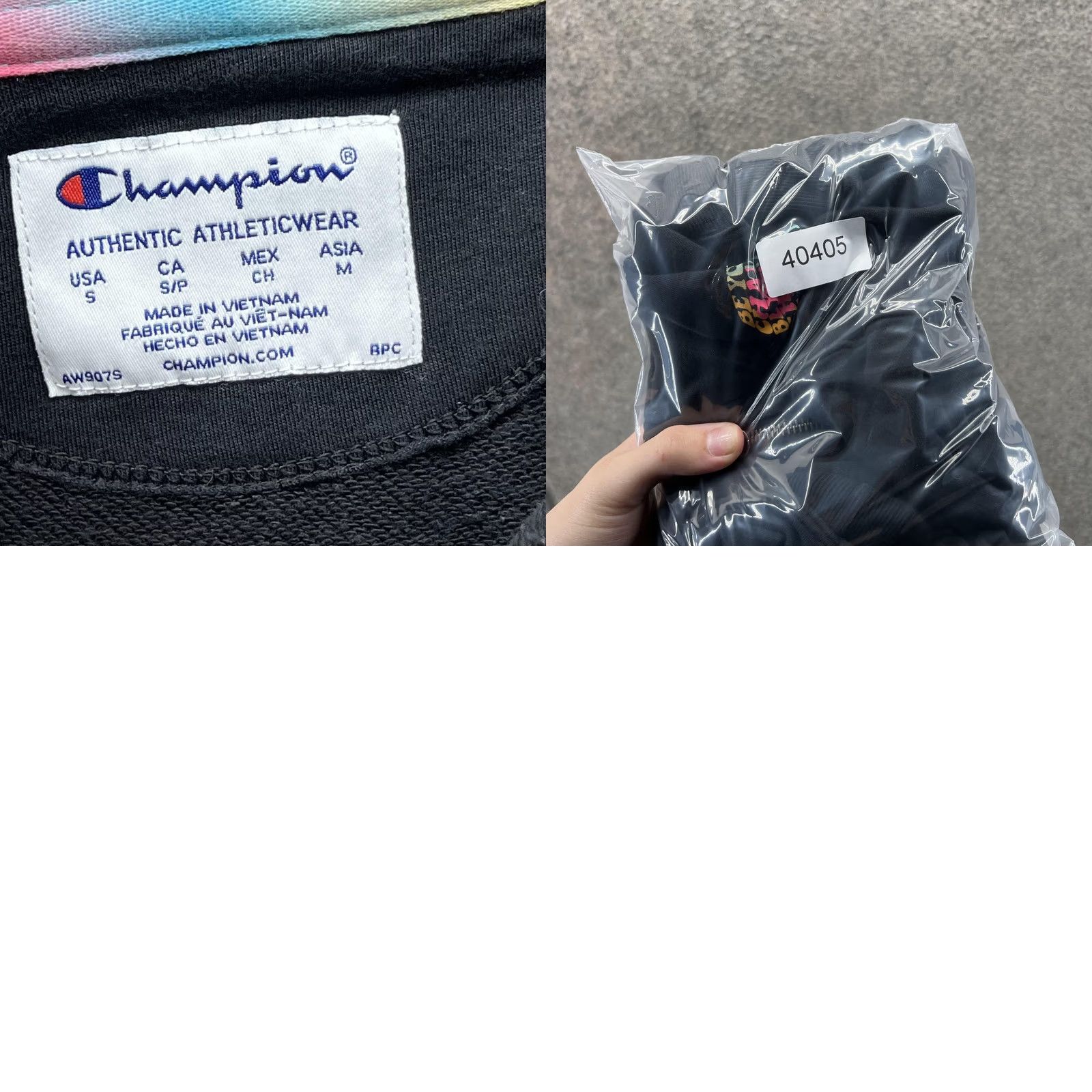 Champion Champion Hoodie Womens Small Black Full Zip Fleece Be Your Own Champion Size S / US 4 / IT 40 - 8 Thumbnail