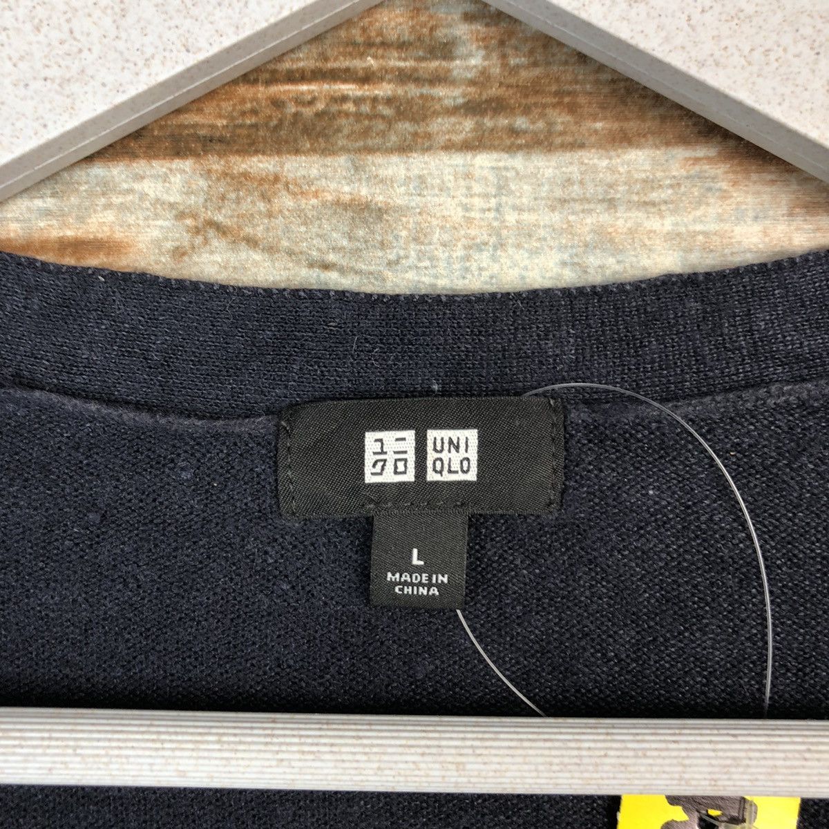 Japanese Brand Uniqlo japan Black Cardigan Knitwear #A1345 Size US L / EU 52-54 / 3 - 9 Thumbnail