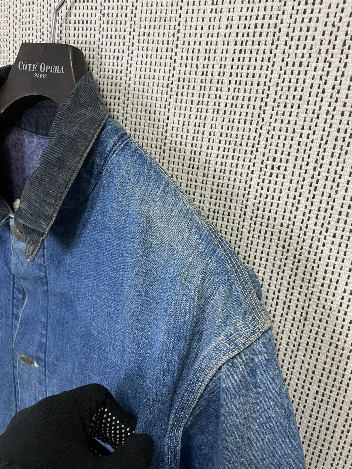 Sears × Vintage Vintage sears blanket lined denim chore jacket distressed Size US XL / EU 56 / 4 - 16 Thumbnail
