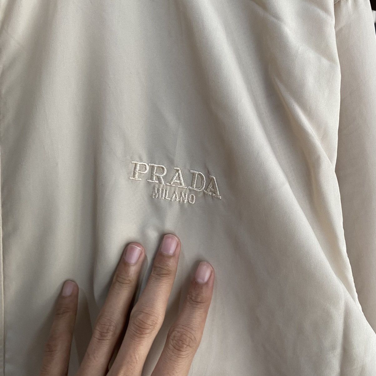 Vintage Vintage Bootleg Prada Milano Zip Light Jacket Size US L / EU 52-54 / 3 - 11 Thumbnail
