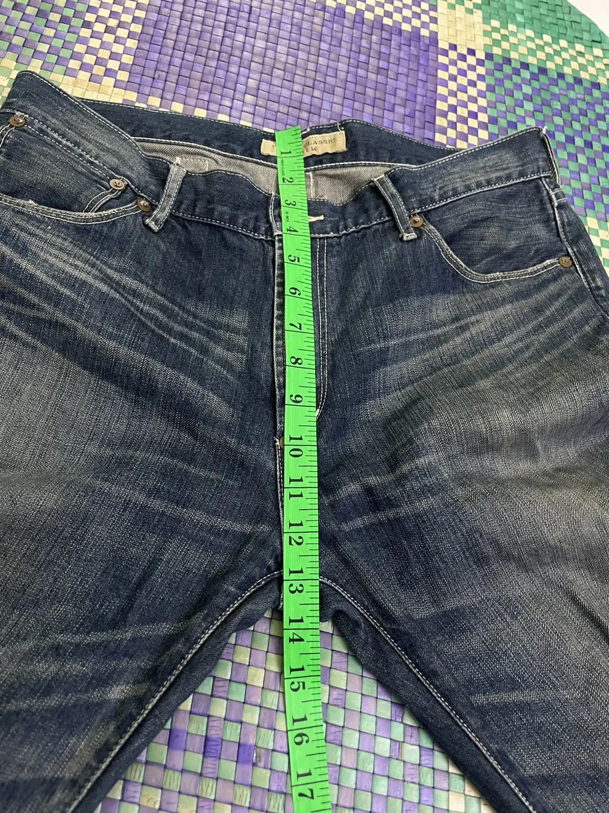 Uniqlo Uniqlo Buckle Back Denim Size US 33 - 6 Thumbnail