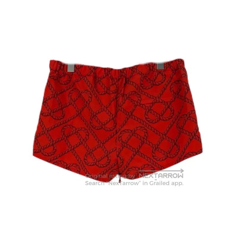 Hermes Hermes Red Rope Pattern Shorts Size 25" / US 0 / IT 36 - 2 Thumbnail