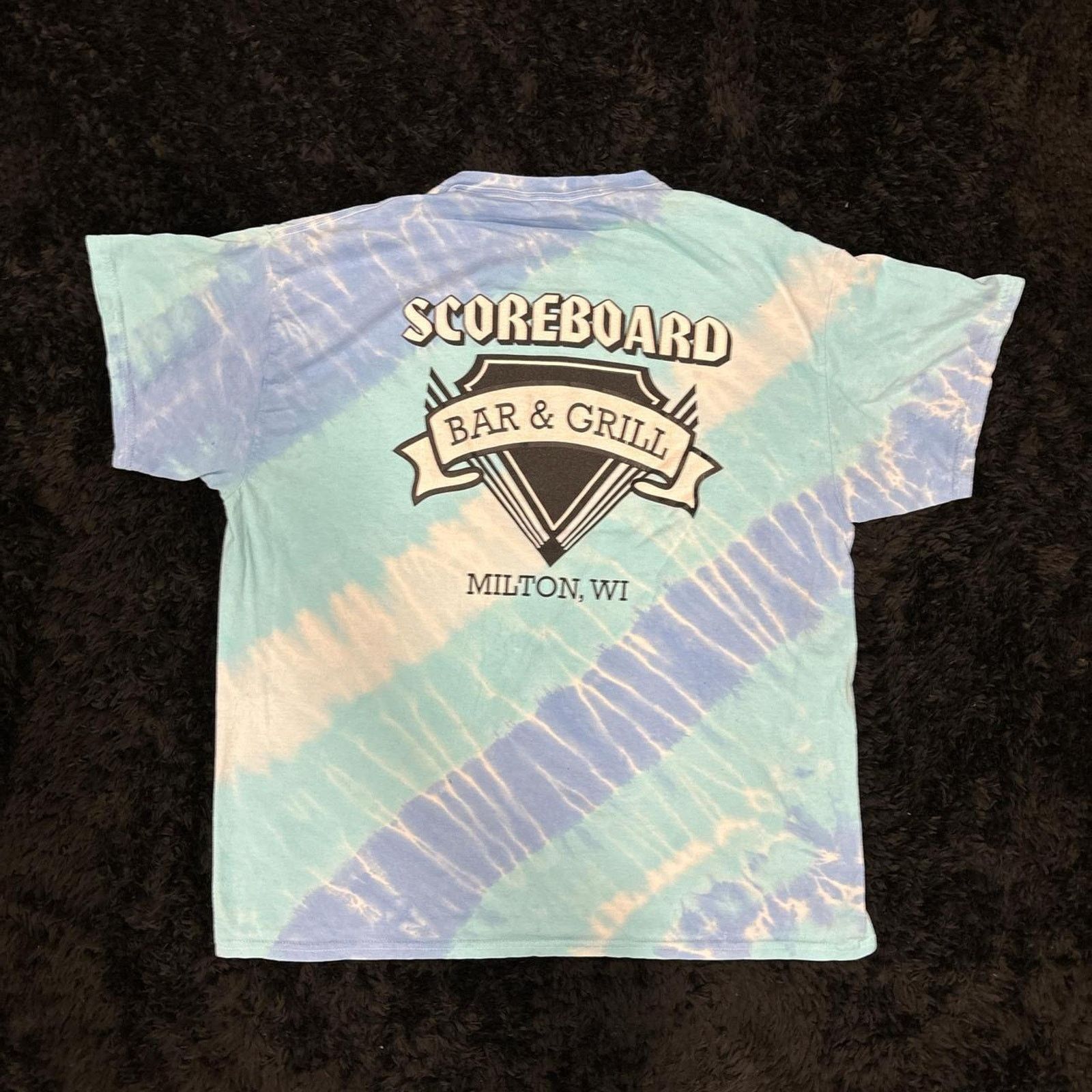 Other Multi blue tie dye bar tshirt Size US L / EU 52-54 / 3 - 3 Thumbnail