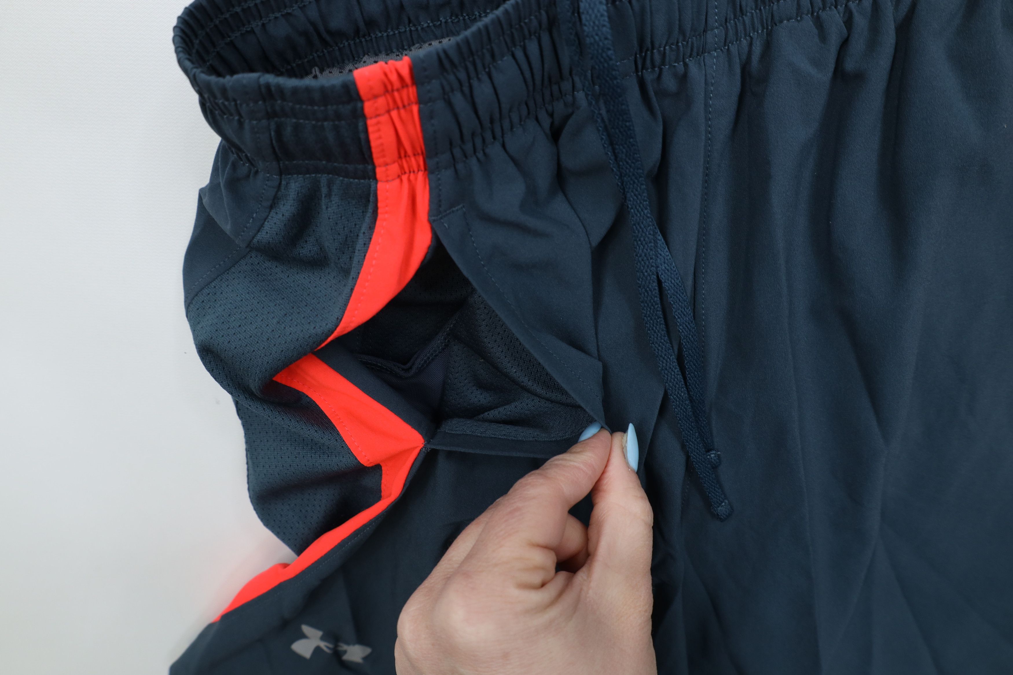 Under Armour Under Armour HeatGear Lined Running Jogging Gym Shorts Gray Size US 30 / EU 46 - 6 Thumbnail