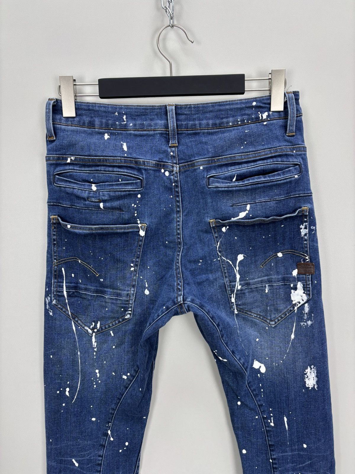 G-Star Mens jeans G Star Raw D Staq Size 29 Color Blue Size US 29 - 6 Thumbnail
