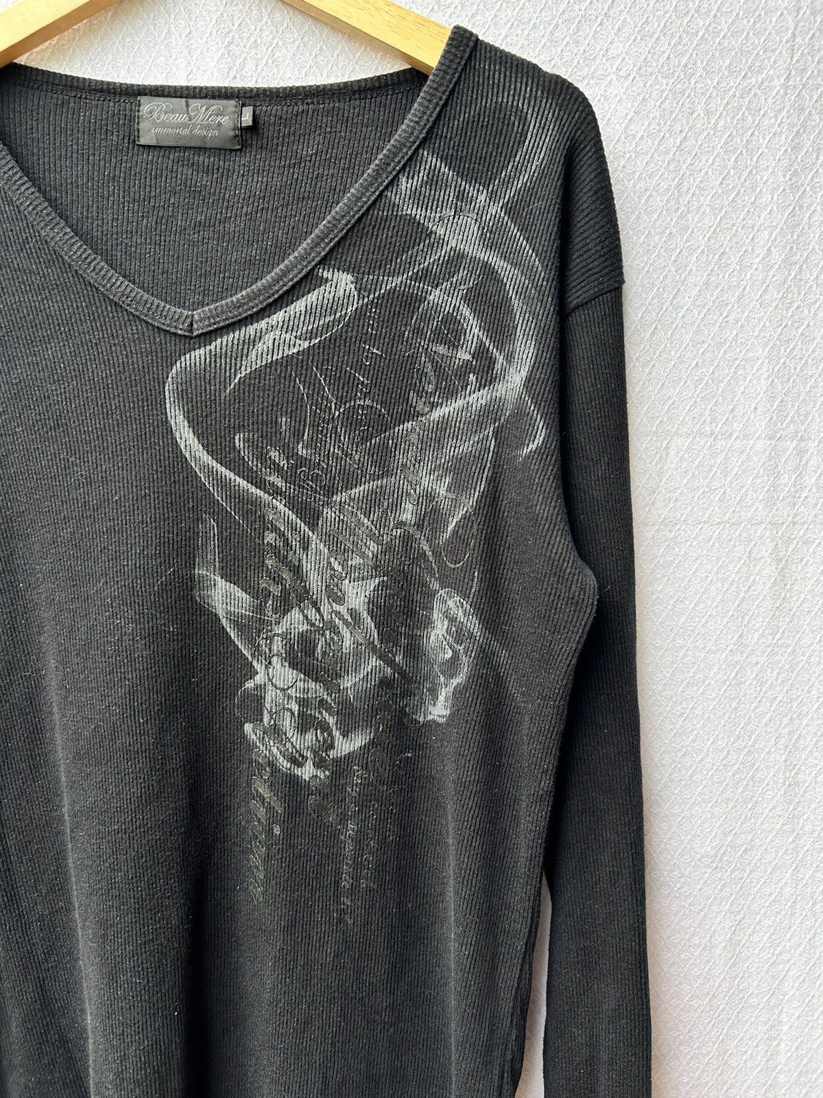 Hysteric Glamour × If Six Was Nine × Japanese Brand 💸BINDINGOFFER💸Beaumere japanese style poem smoke longsleeve Size US L / EU 52-54 / 3 - 5 Thumbnail