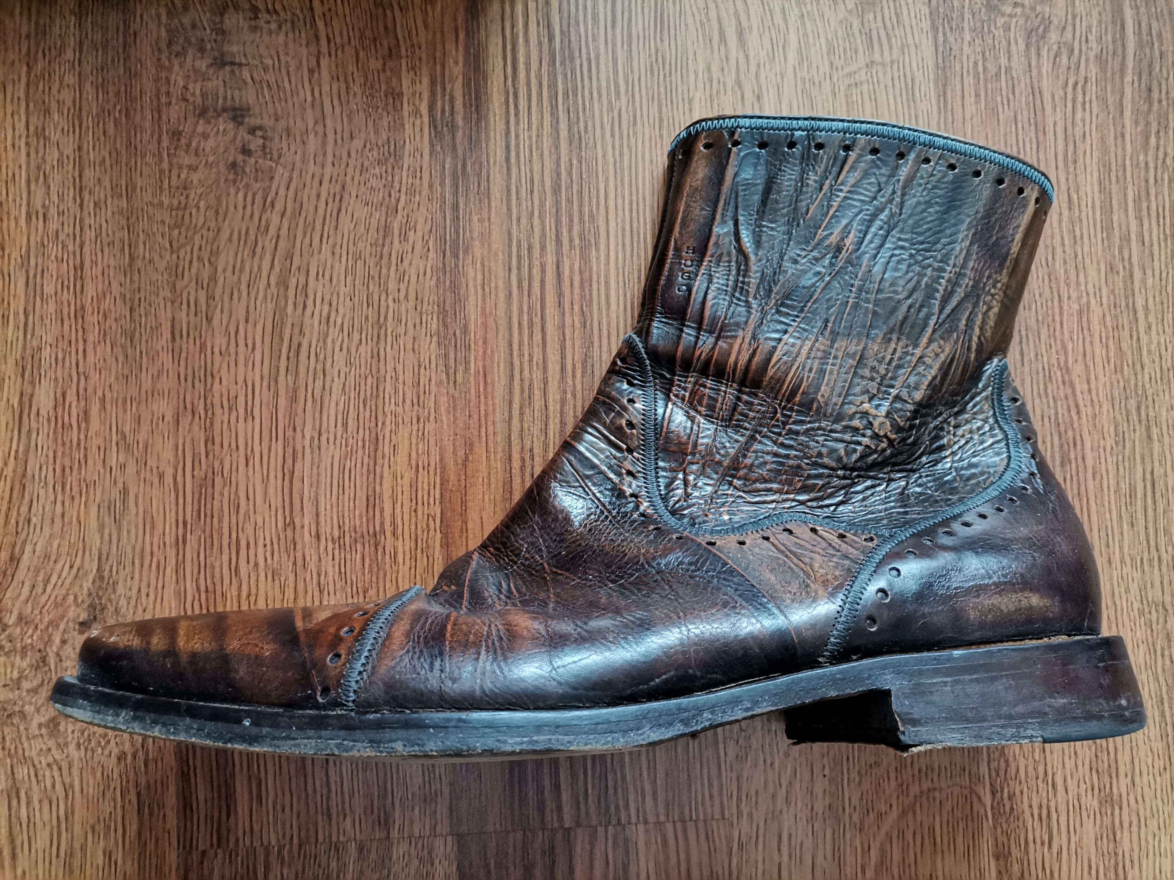 Hugo Boss × Vintage Vintage Hugo Boss Leather Boots Size US 11 / EU 44 - 6 Thumbnail