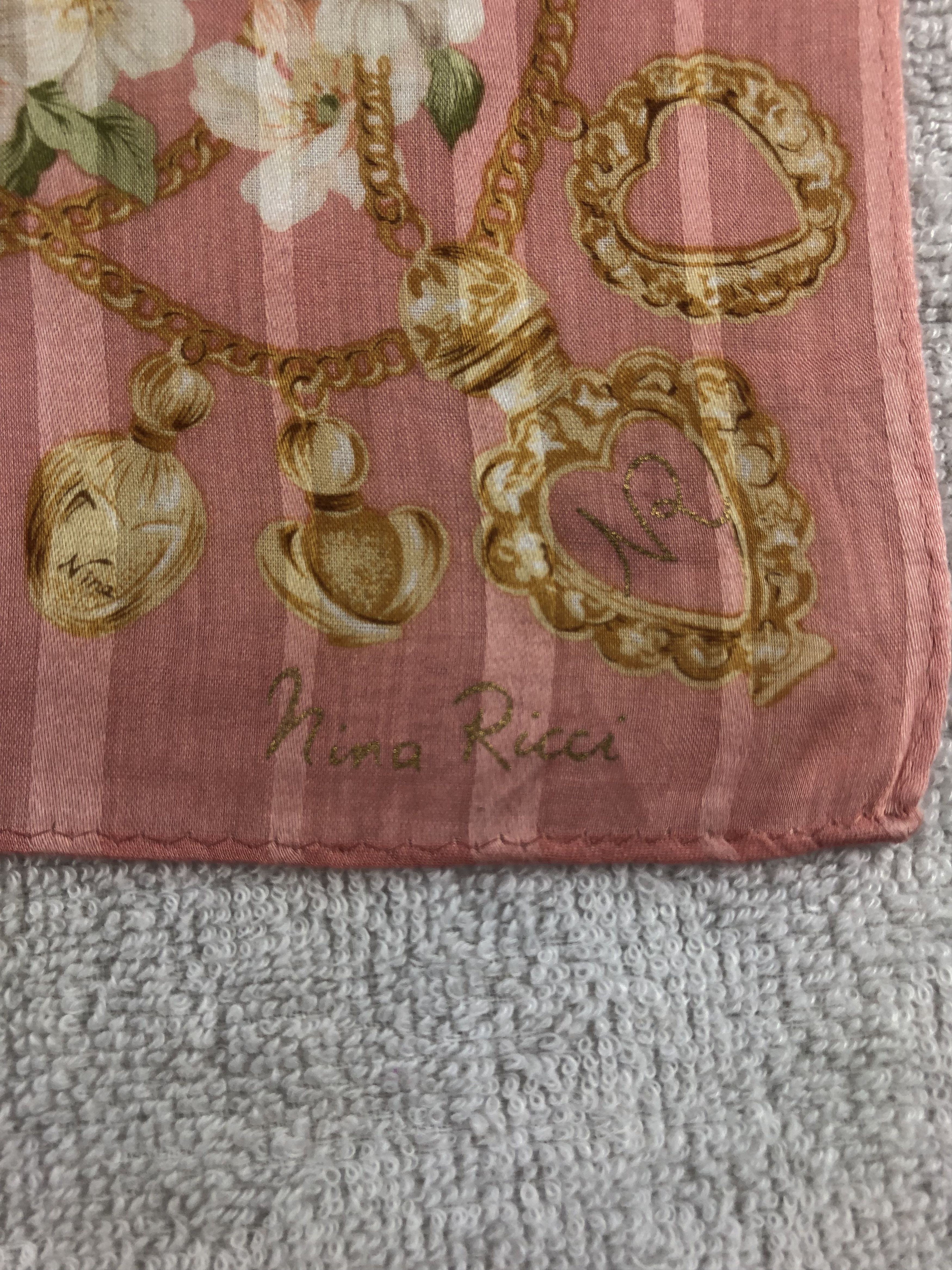 Nina Ricci × Vintage Nina Ricci Handkerchief / Bandana / Neckerchief Size ONE SIZE - 5 Thumbnail