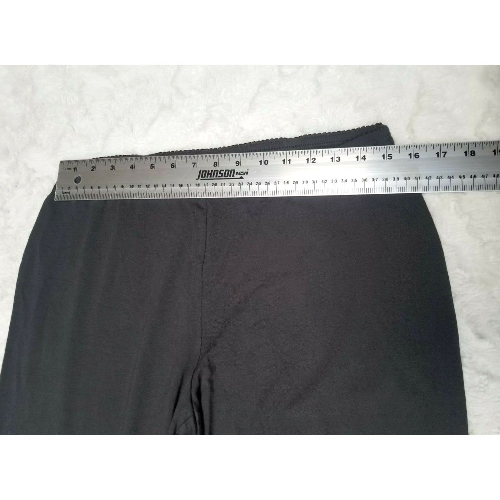 J. Jill J.Jill Womens Petite Medium High Waist Cropped Leggings Gray Pants Ior Linen? Size 32" / US 10 / IT 46 - 5 Thumbnail