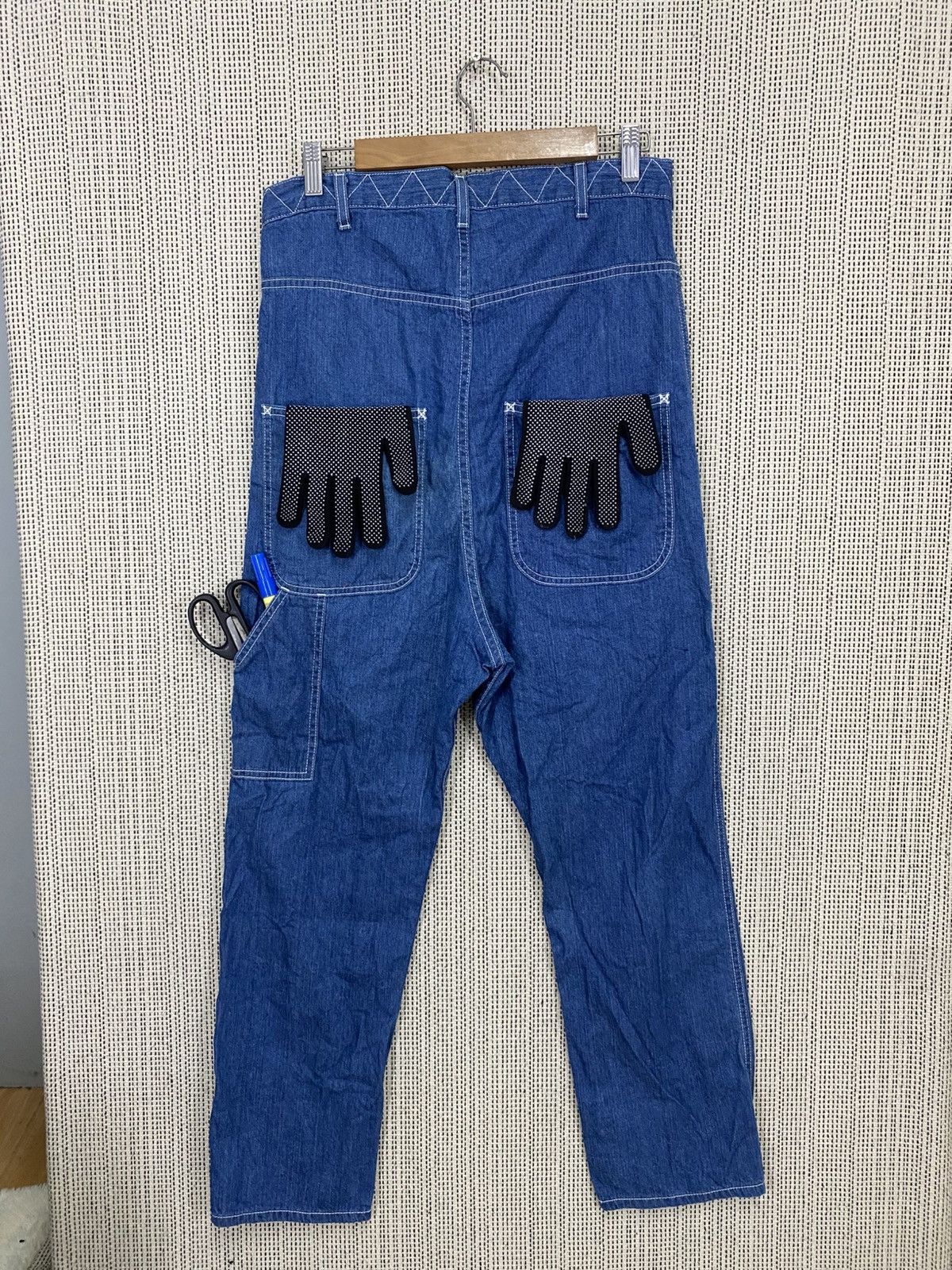 Designer × HARE × Japanese Brand Japanase brand designer hare denim high rise big pocket Size US 32 / EU 48 - 5 Thumbnail
