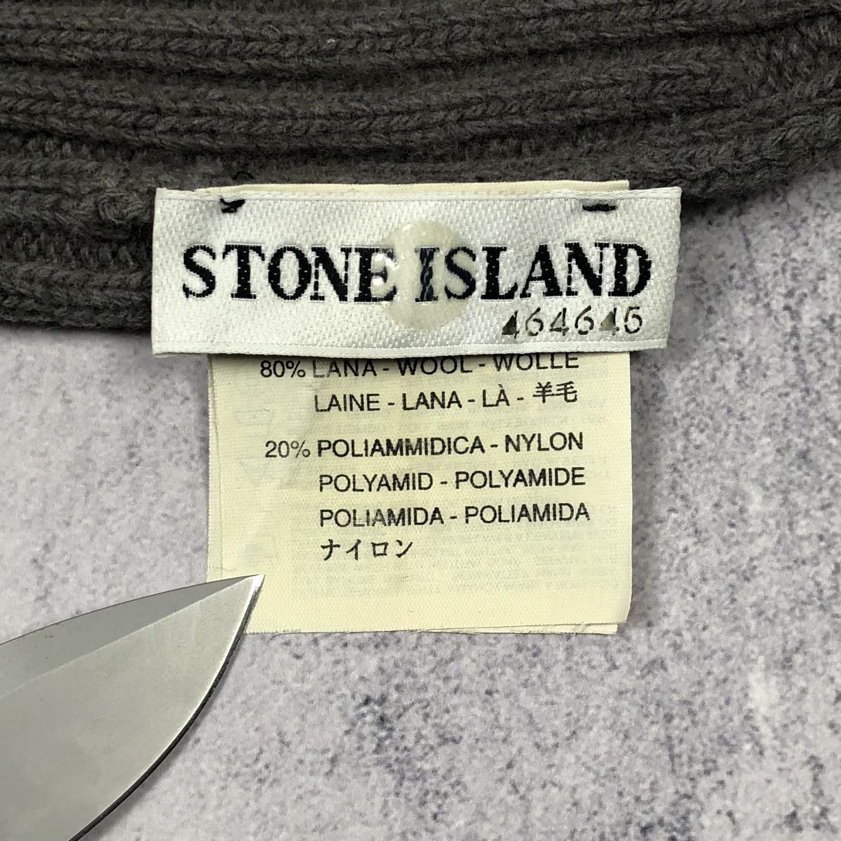 Stone Island Archive Stone Island Hat Ribbed Wool Nylon Size ONE SIZE - 7 Thumbnail