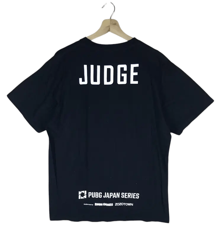 Japanese Brand PUBG Japan Series Gaming Judge Tshirts Size US L / EU 52-54 / 3 - 2 Thumbnail