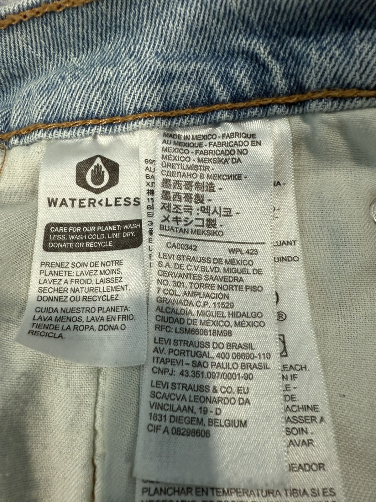 Levi's Levis 505 Light Wash Jeans Size US 32 / EU 48 - 6 Thumbnail