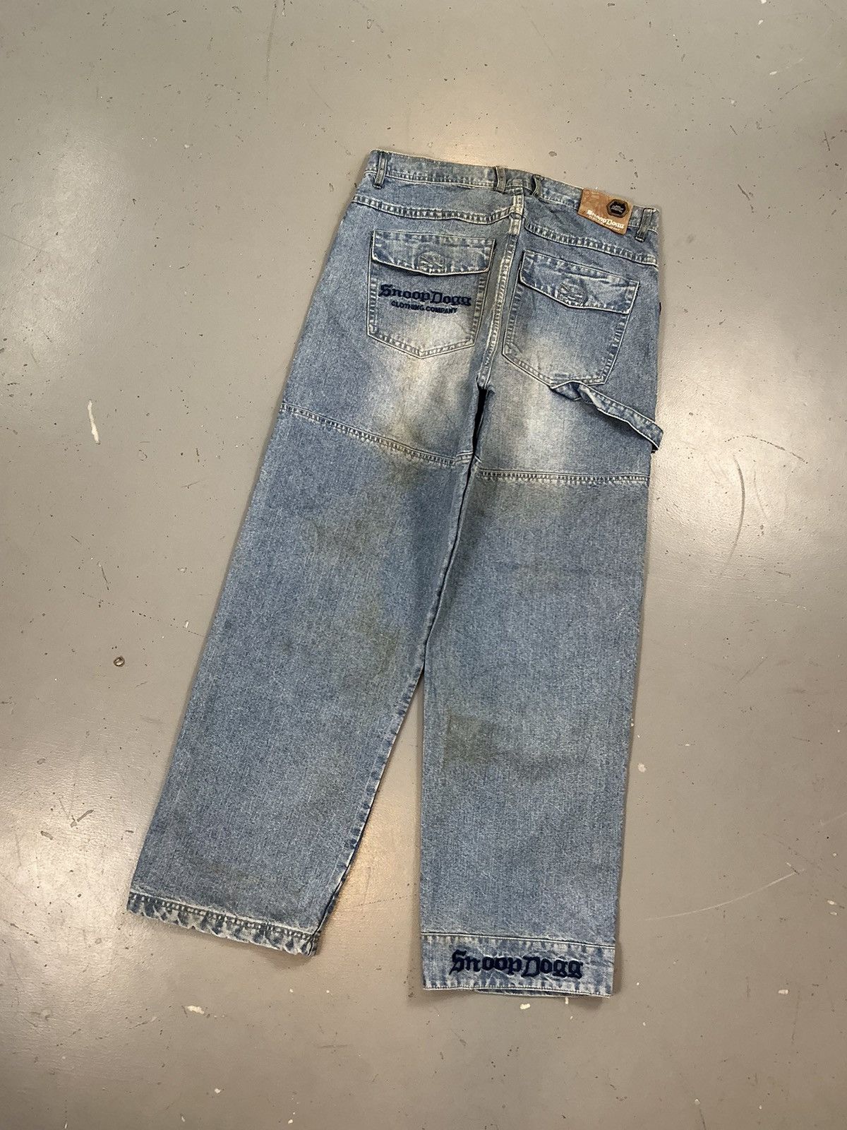 Snoop Dogg × Vintage Vintage snoop dogg big pocket SpellOut embroidered denim Size US 36 / EU 52 - 10 Thumbnail