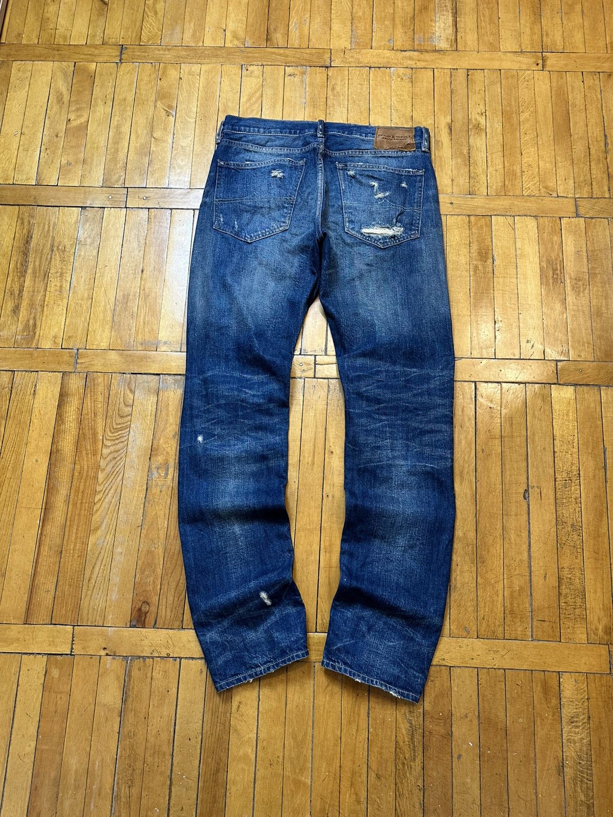 Denim & Supply Ralph Lauren 🔥 FW14 Denim Supply Ralph Lauren Distressed Denim Jeans Pant Size US 33 - 9 Thumbnail