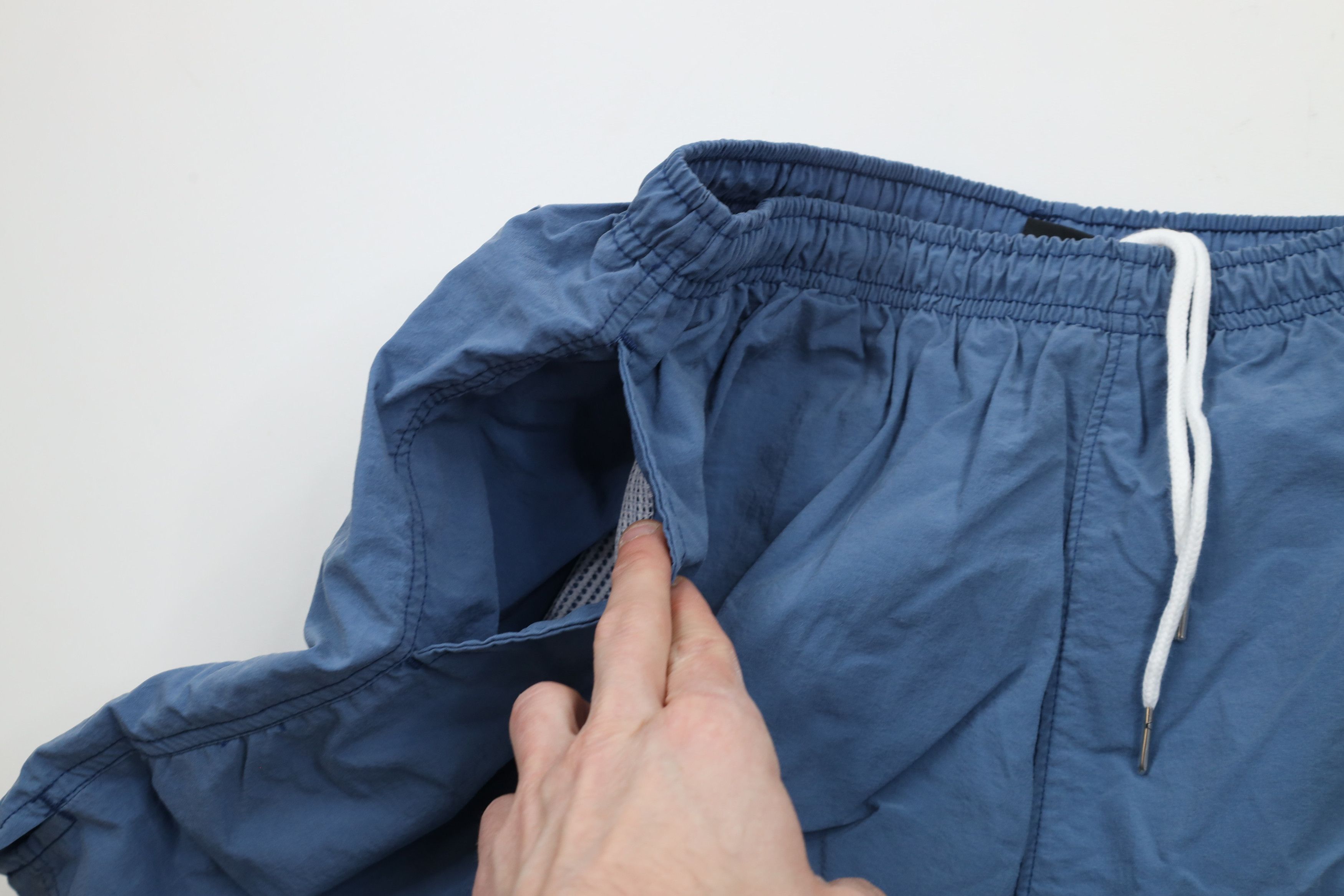 Vintage Vintage 90s Sea Doo Bombardier Lined Shorts Trunks Blue Size US 36 / EU 52 - 6 Thumbnail