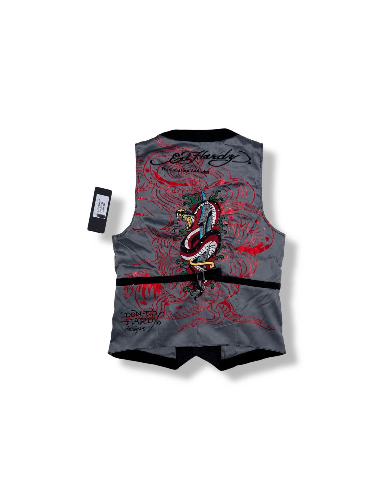 Christian Audigier Vintage but new vintage Christian Audigier velvet vest Size US L / EU 52-54 / 3 - 6 Thumbnail