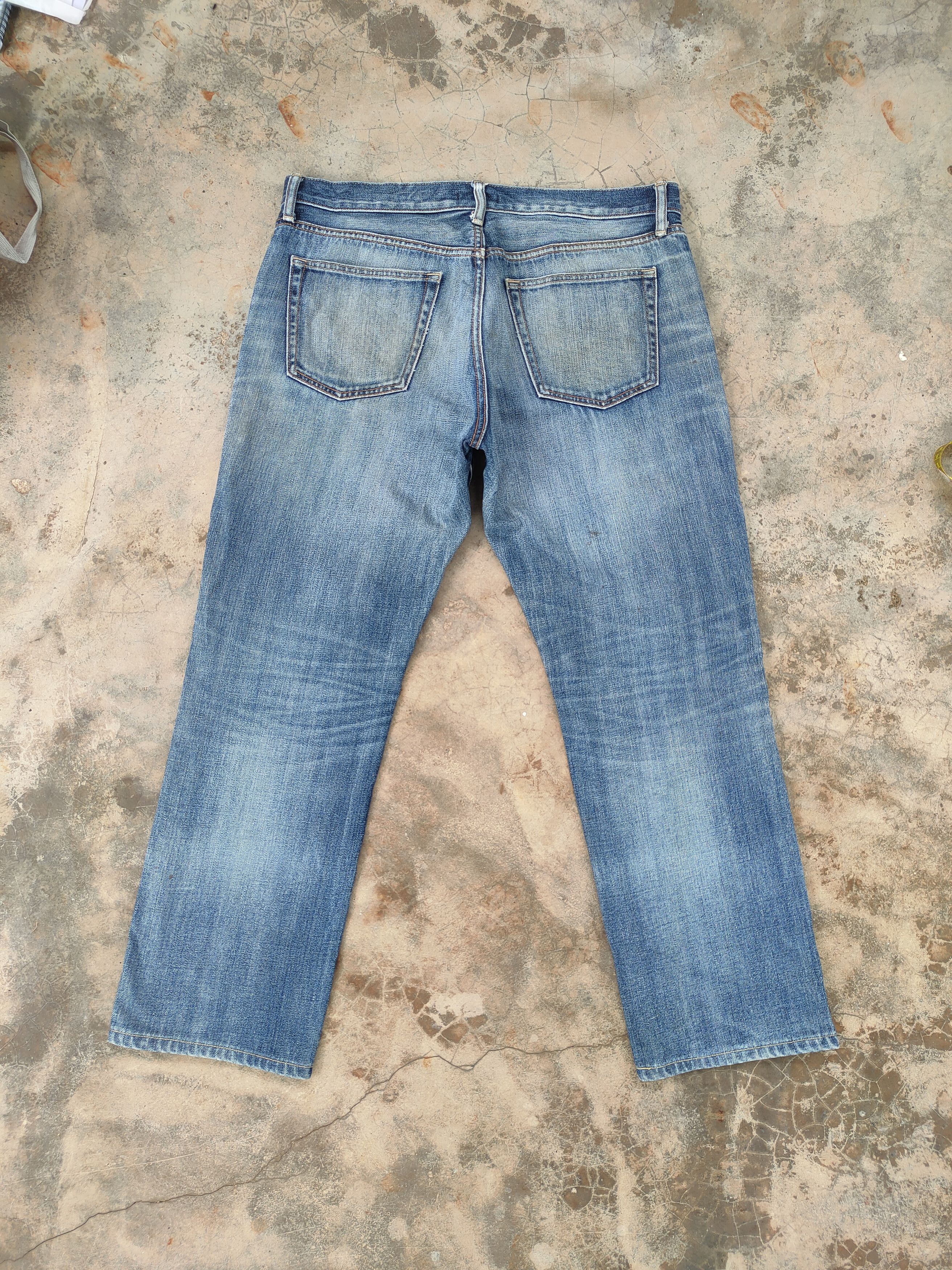 Japanese Brand × Jean × Vintage VINTAGE JAPANESE FADED RIPPED JEANS DENIM PANTS Size US 37 - 11 Thumbnail
