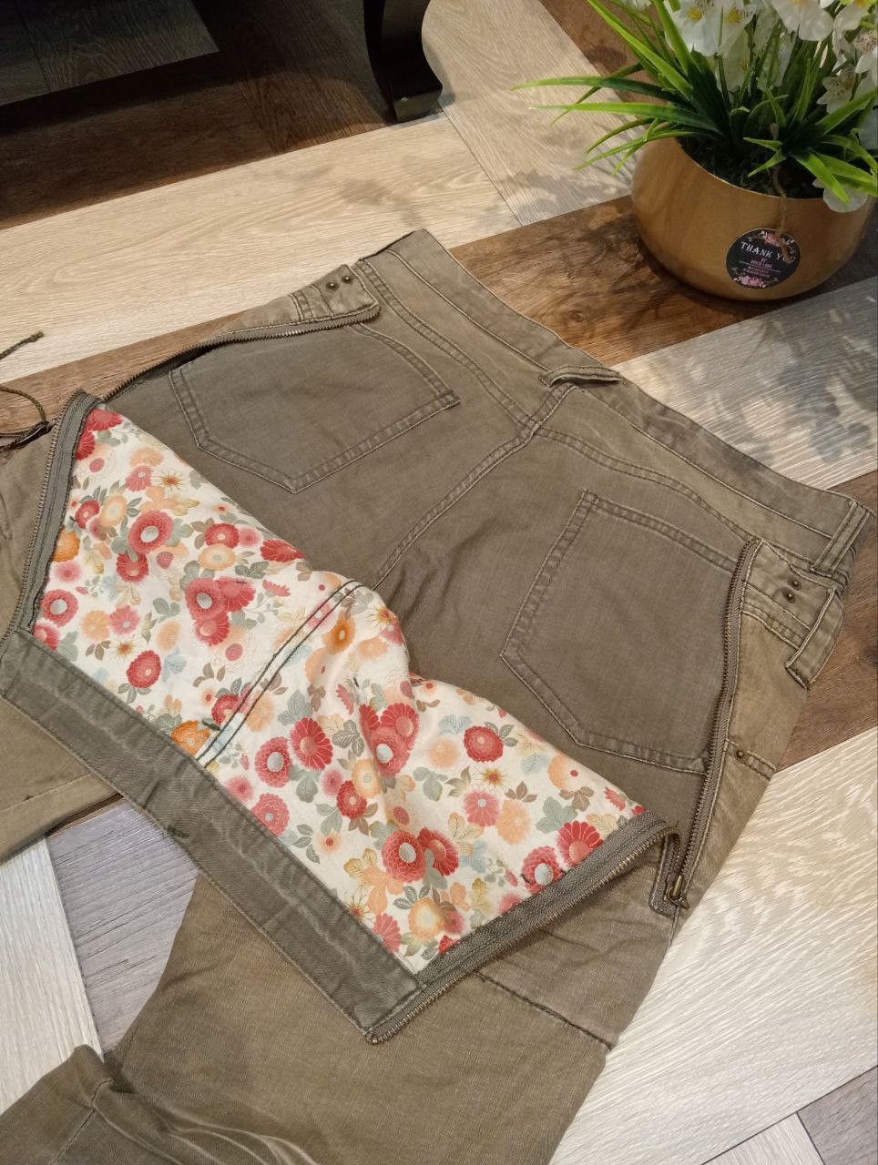 PPFM VINTAGE PPFM JAPAN DOUBLE WAIST CARGO-STYLE DENIM PANTS Size US 32 / EU 48 - 13 Thumbnail