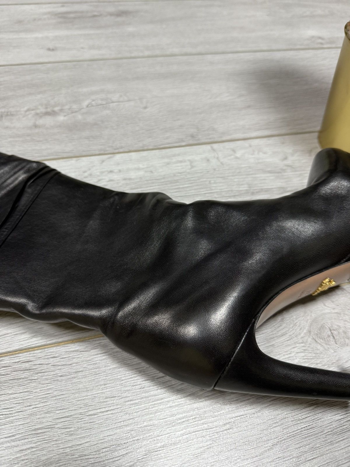 Prada Prada leather calzature donna high boots Size US 7 / IT 37 - 7 Thumbnail