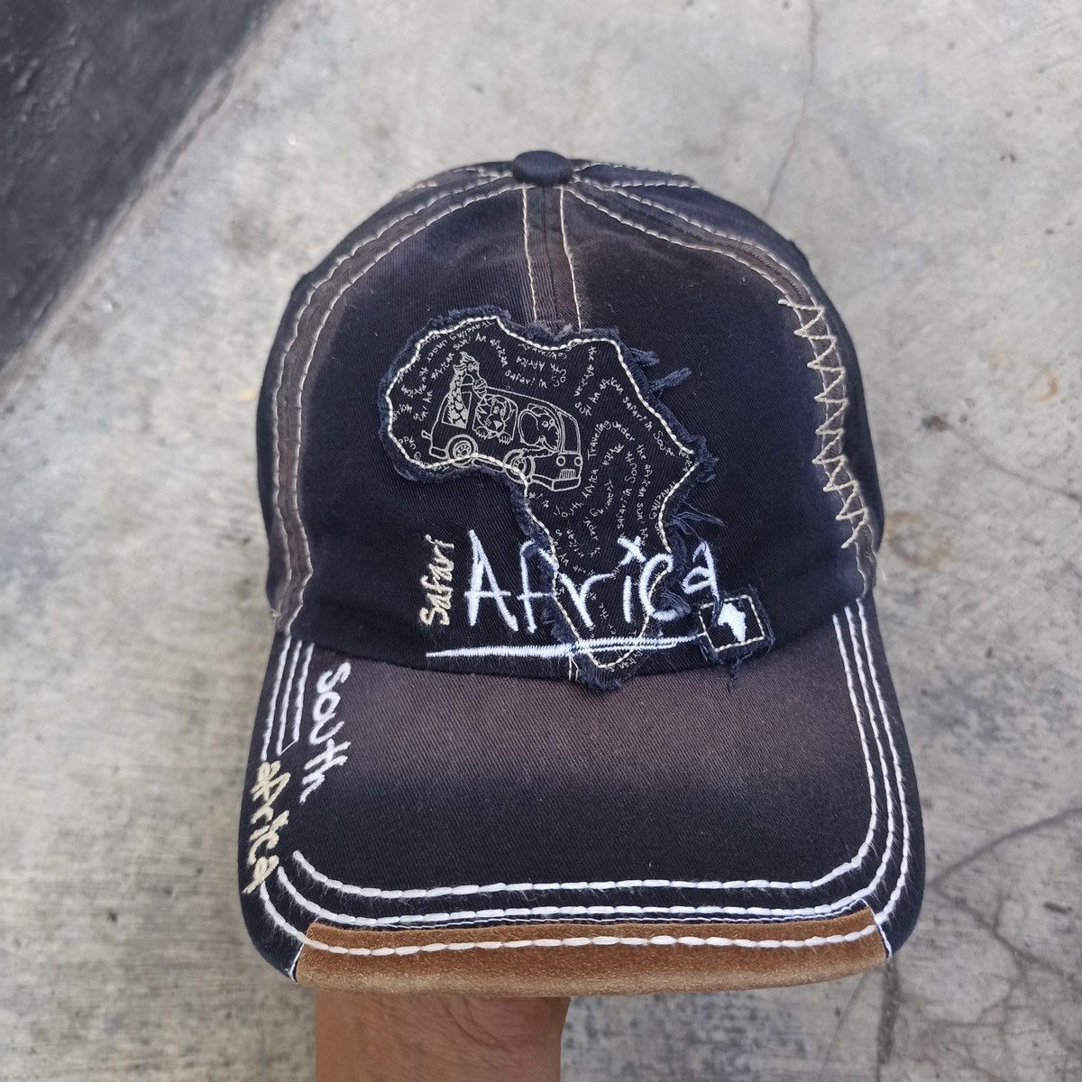 14th Addiction Sick washed distressed hat safari South Africa Size ONE SIZE - 2 Thumbnail