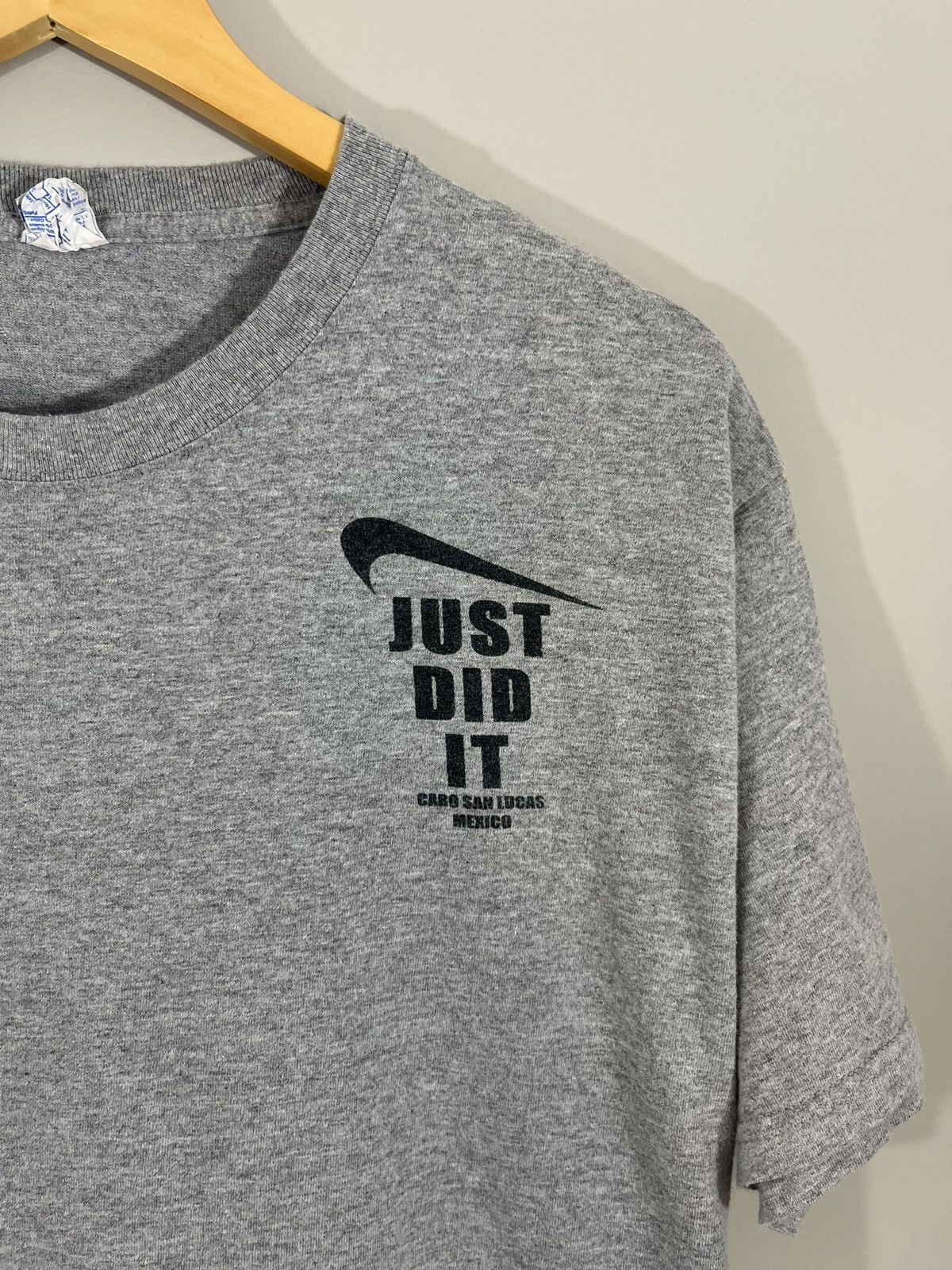 Vintage JUST DID IT Nike Parody Mexico Faded Sex Joke Tee Size US L / EU 52-54 / 3 - 4 Thumbnail