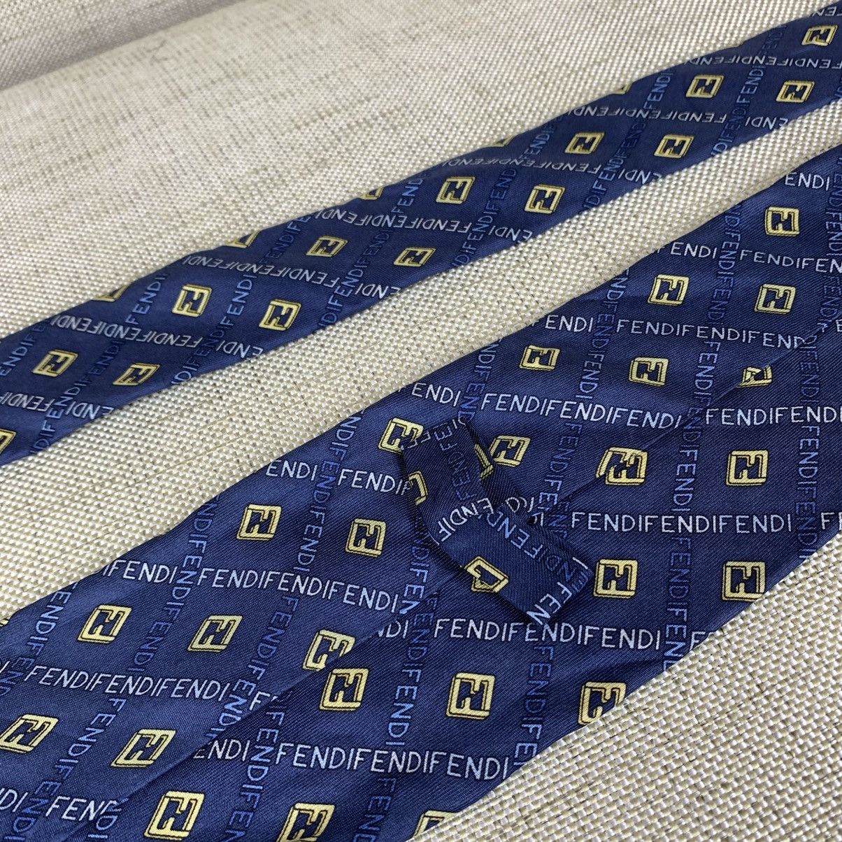 Fendi × Vintage FENDI Vintage Tie Caravate Size ONE SIZE - 5 Thumbnail