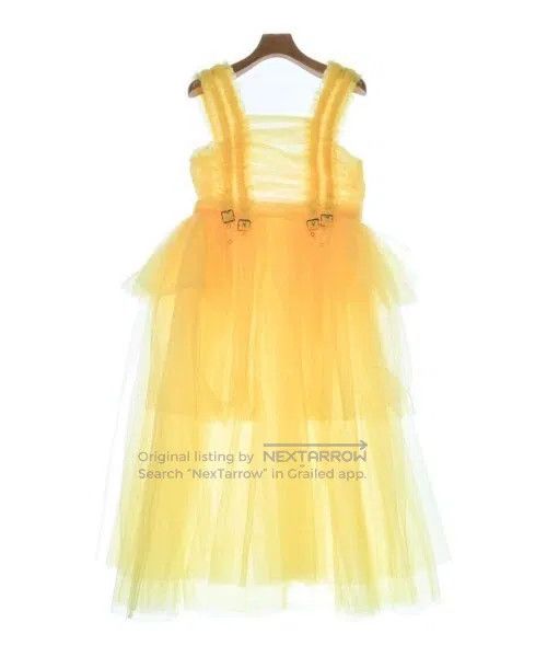 Comme des Garcons Comme des Garcons Yellow vintage lace dress Size S / US 4 / IT 40 - 1 Thumbnail