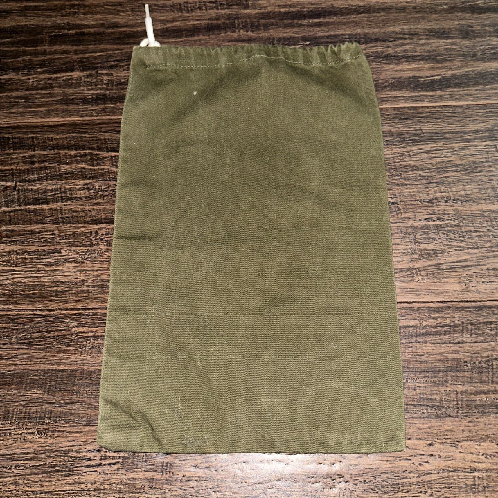Vintage VINTAGE Willis & Geiger Outfitters Dust Bag Drawstring 9.5x14 Green Vintage Men’s Accessories Great Size ONE SIZE - 3 Thumbnail