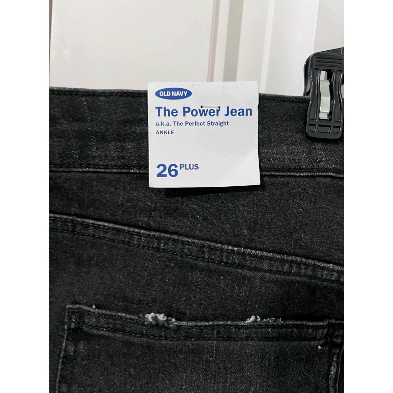 Old Navy Power Jean 26 Perfect Straight Ankle High-Rise Stretch Pant Size 42" / US 20 - 14 Thumbnail