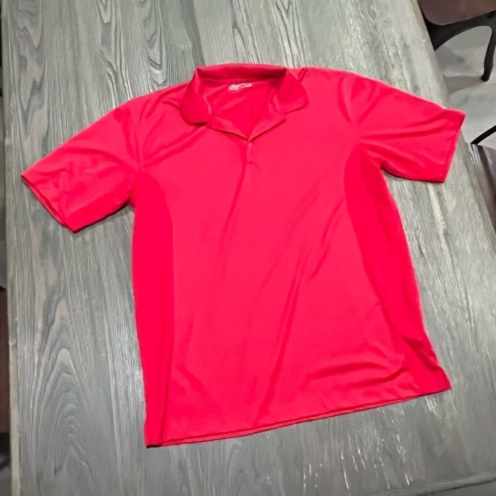 Nike Nike Dri-Fit Polo Shirt Golf Short Sleeve Button Front Siz L Size US L / EU 52-54 / 3 - 1 Thumbnail