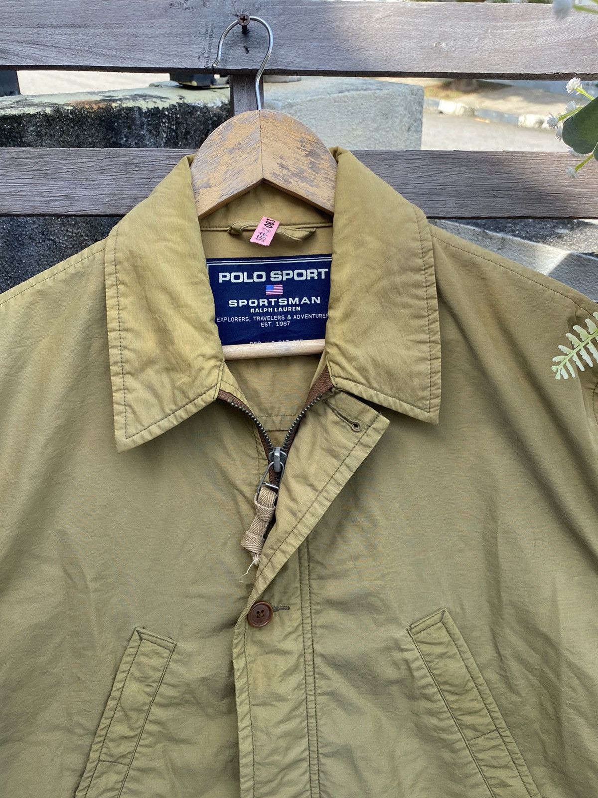 Polo Ralph Lauren 🔥 Sunfaded 🔥 Vintage 90s Polo Sport Safari Jacket Size US M / EU 48-50 / 2 - 6 Thumbnail