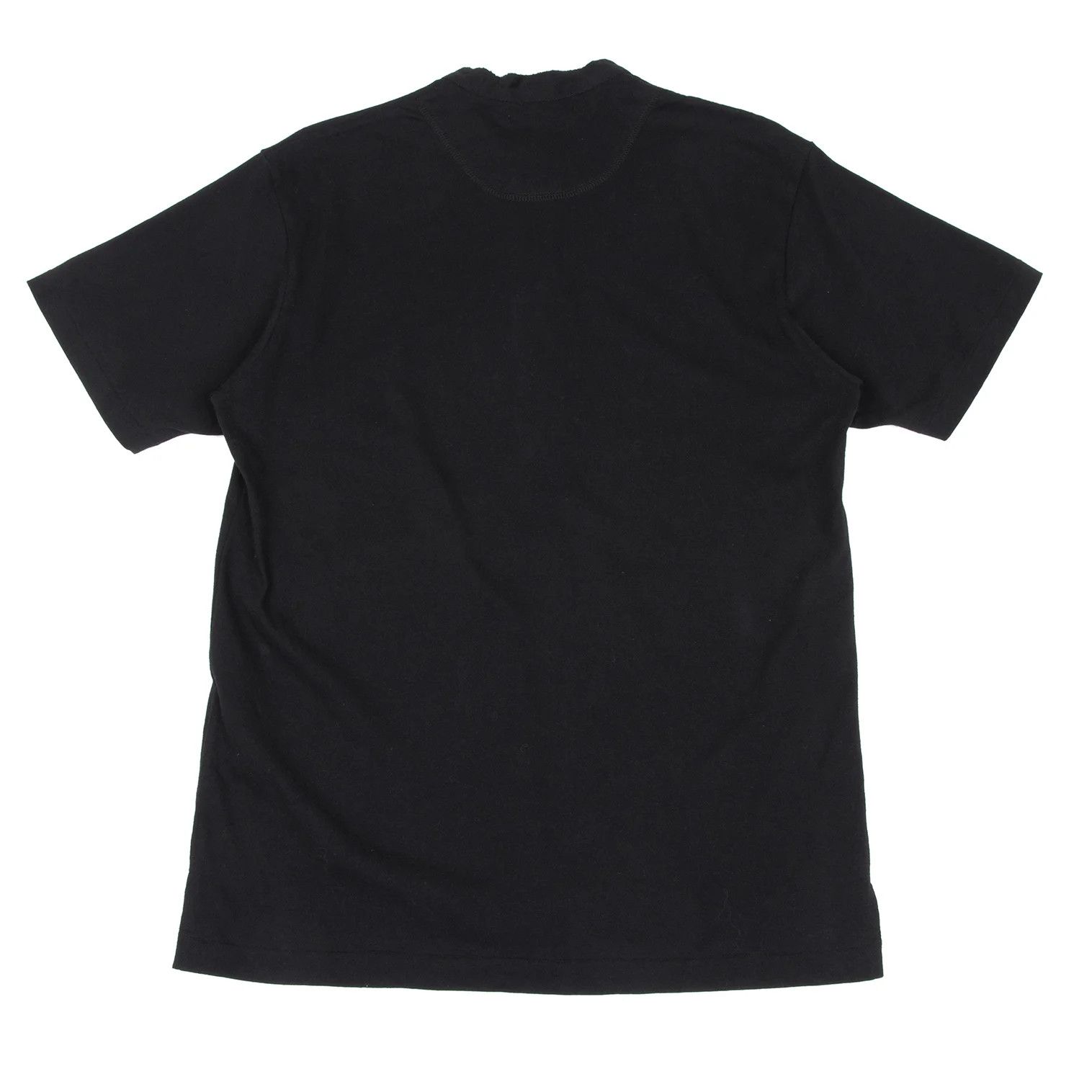 Yohji Yamamoto Yohji Yamamoto Cotton Cut Hem Henley Neck T-Shirt Size US L / EU 52-54 / 3 - 9 Thumbnail