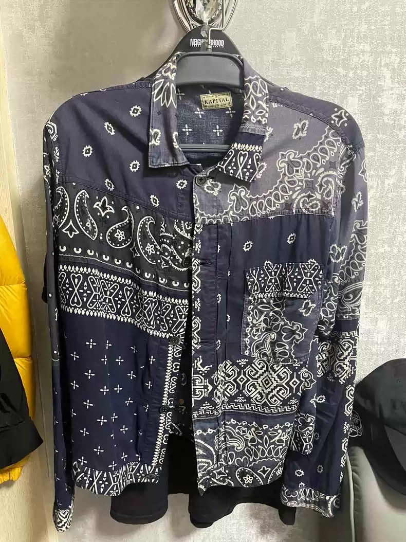 Kapital Kapital cashew flower shirt Size US XL / EU 56 / 4 - 1 Thumbnail