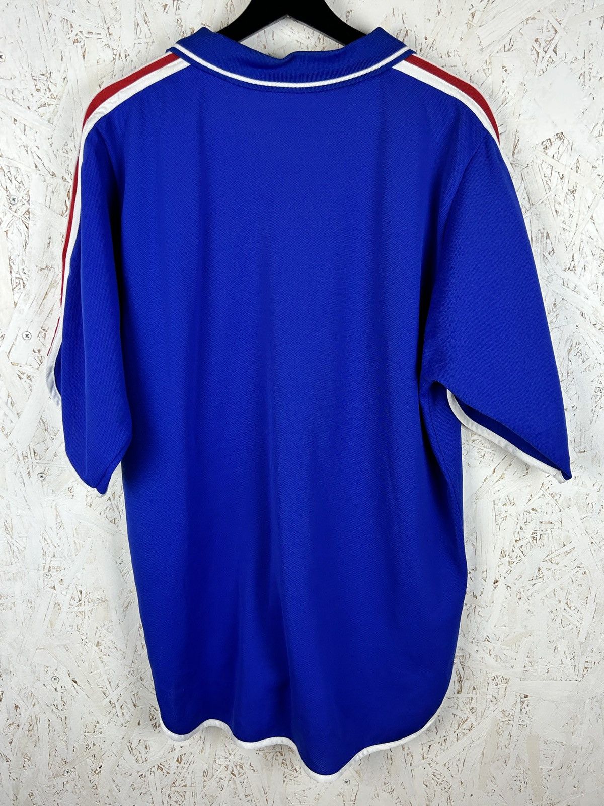 Adidas Adidas France FFF 2000 World Cup Home Kit Soccer Jersey L Size US L / EU 52-54 / 3 - 6 Thumbnail