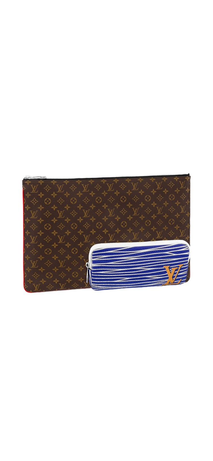 image of Louis Vuitton Pochette A4 Multipocket in Brown, Men's