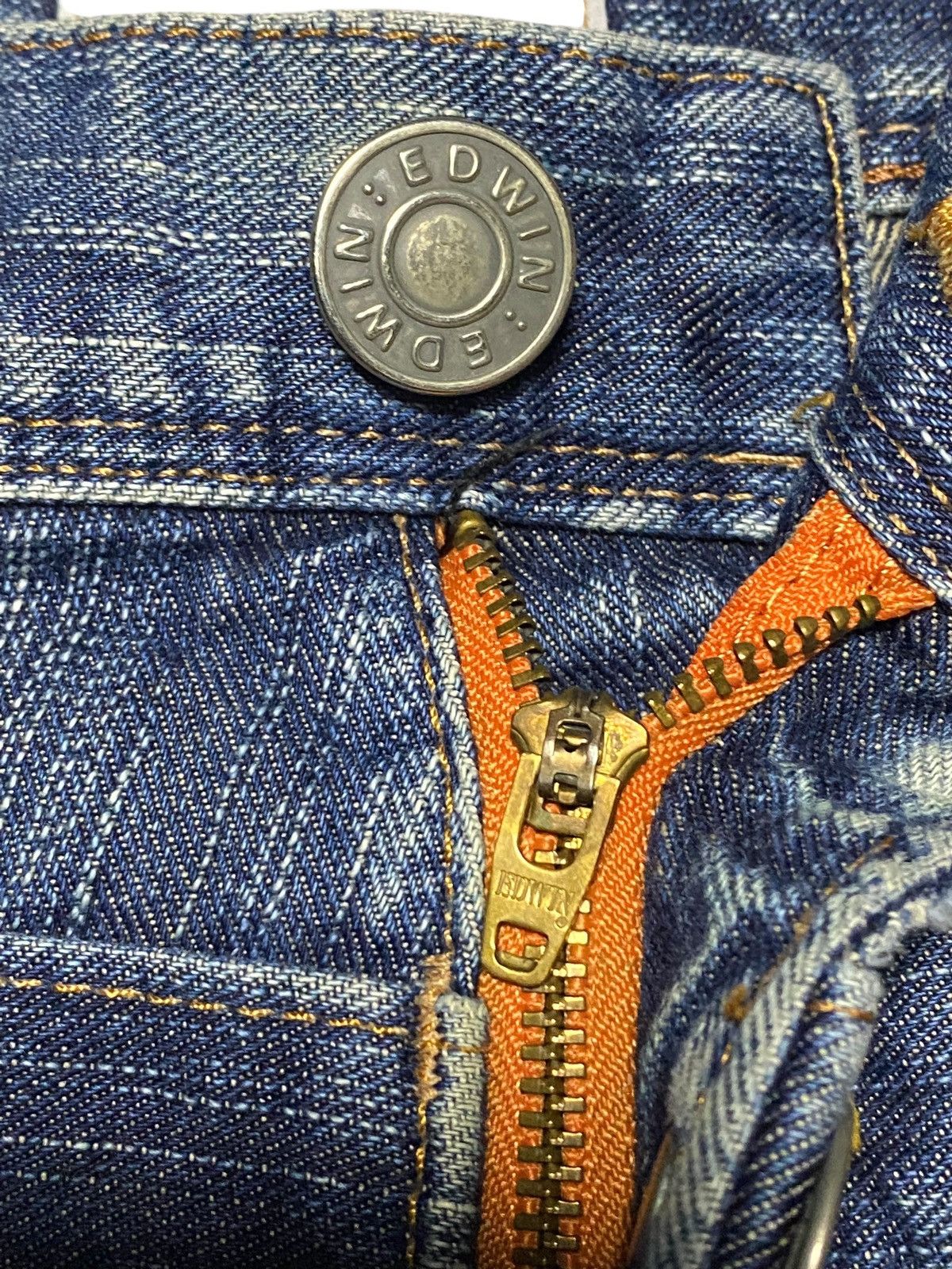 Edwin Japanese Brand Edwin XVS Double Waist Rare Style Jeans Size US 32 / EU 48 - 10 Thumbnail