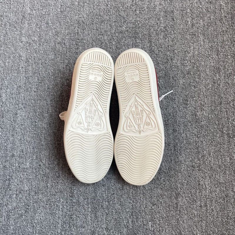 Gucci Gucci Ace Leather Low-Top Sneakers - Size US 5 / EU 37 - 4 Thumbnail