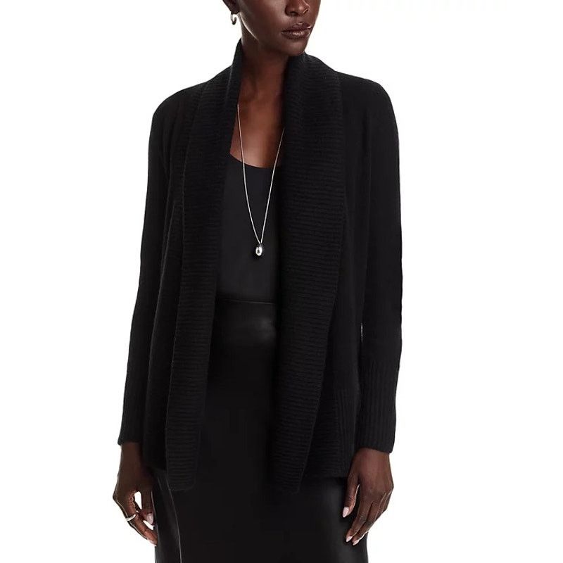 Bloomingdale's C by Bloomingdale's Cashmere Open Front Cardigan Size XS Size XS / US 0-2 / IT 36-38 - 1 Thumbnail