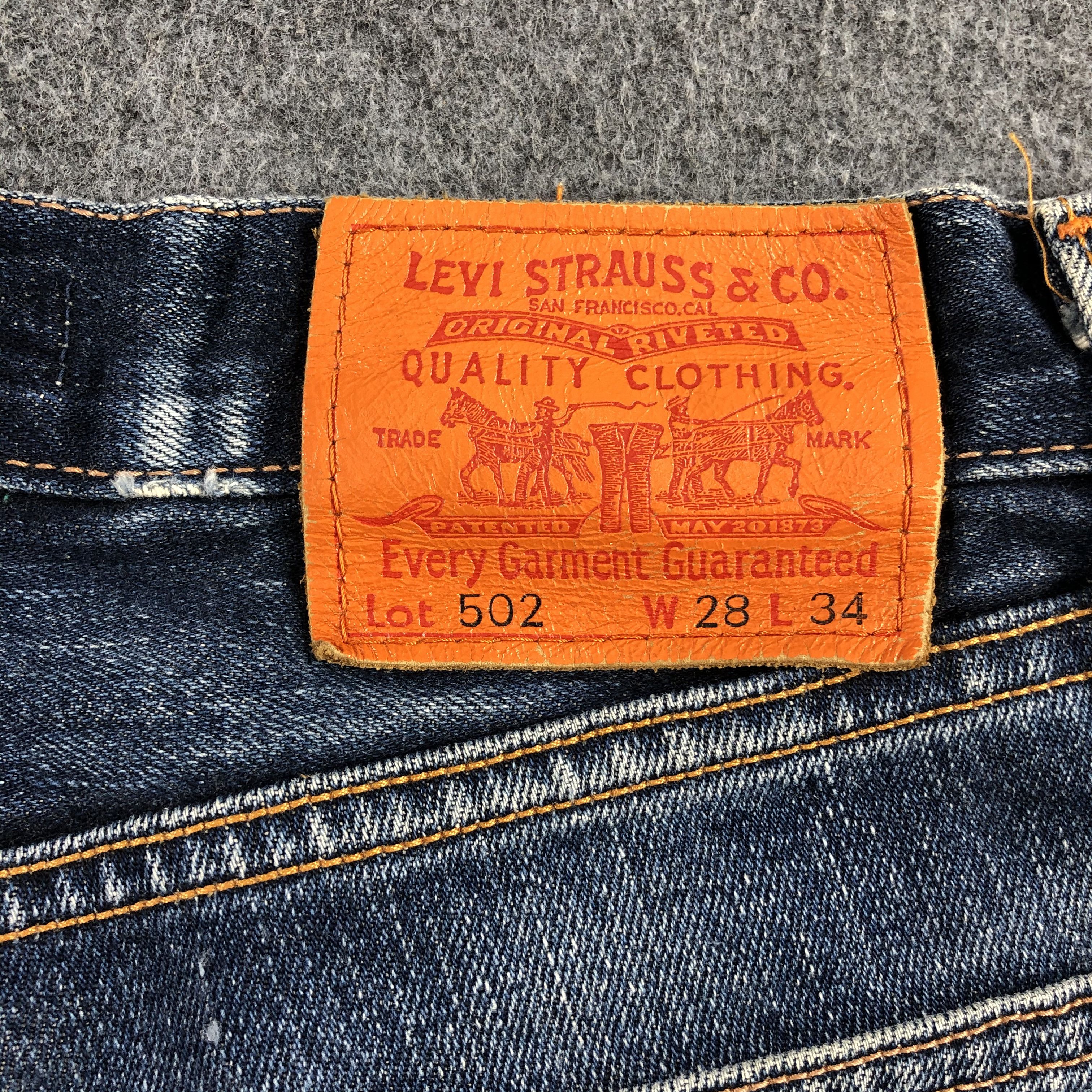 Levi's Vintage Blue Wash Levis 502 Jeans-J1861 Size US 29 - 5 Thumbnail