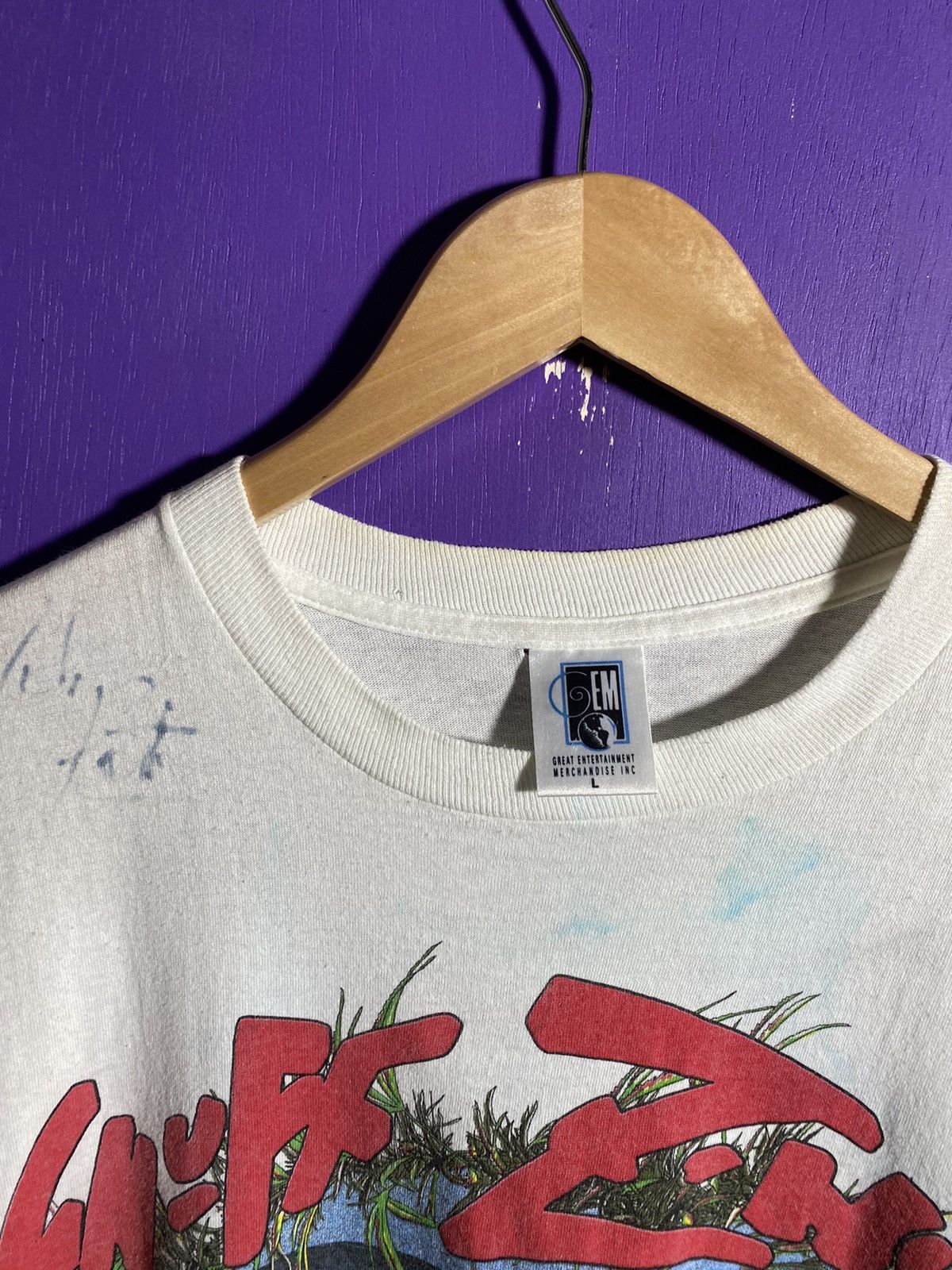 Band Tees × Vintage Vintage 1993 Enuff Znuff world tour t-shirt Size US L / EU 52-54 / 3 - 4 Thumbnail