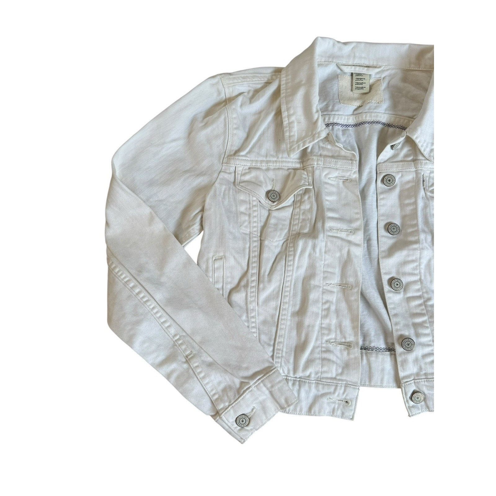 Levi's AC/DC Vintage Retro Jacket Tie Dye 70s 80s Metal Rock Denim Size S / US 4 / IT 40 - 4 Thumbnail