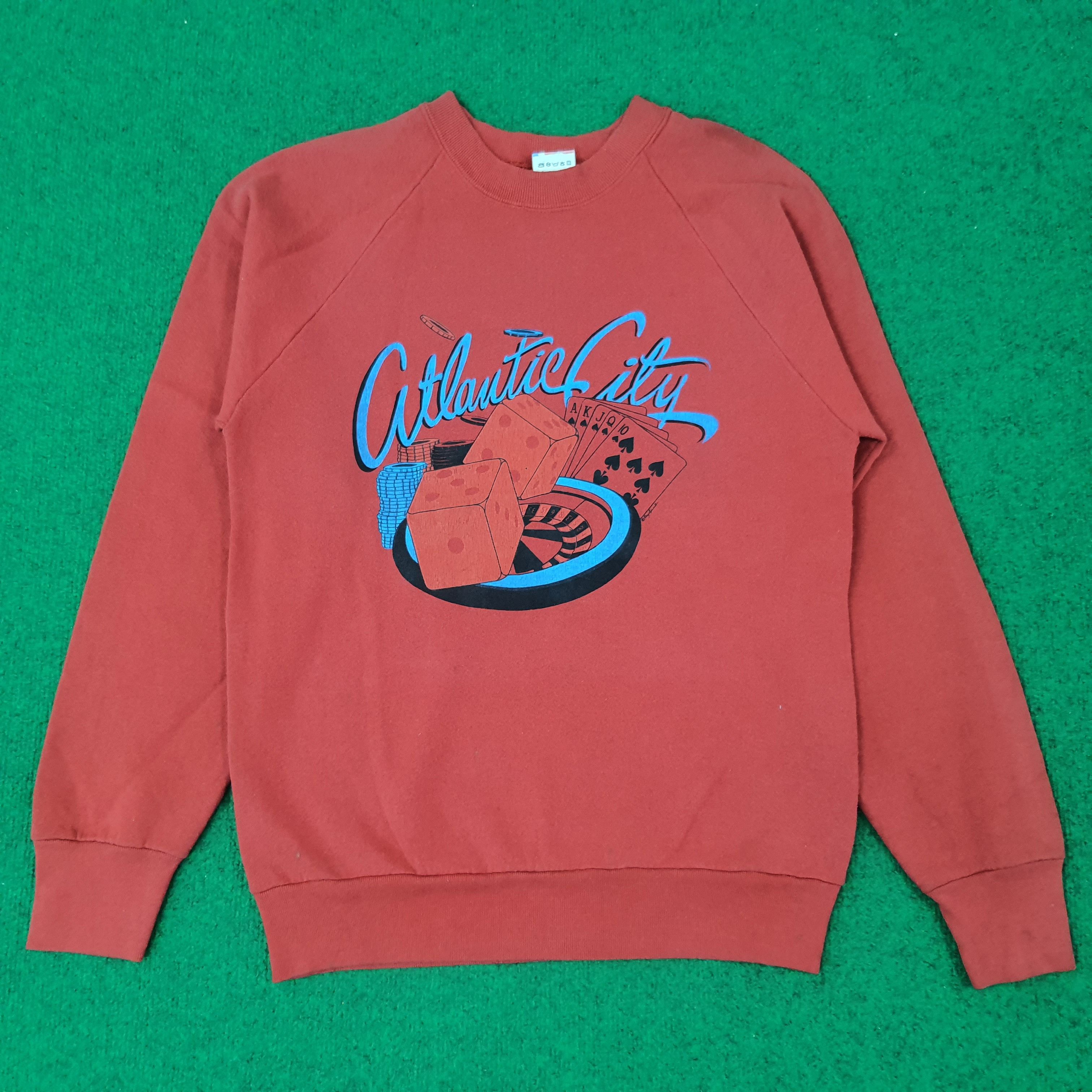 Vintage Vintage Atlantic City MLB Sweatshirt C253N3 Size US S / EU 44-46 / 1 - 1 Thumbnail