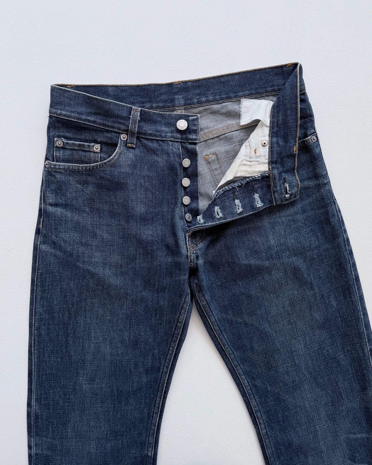 Helmut Lang VINTAGE 90s HELMUT LANG CLASSIC RAW DENIM Size US 30 / EU 46 - 4 Thumbnail