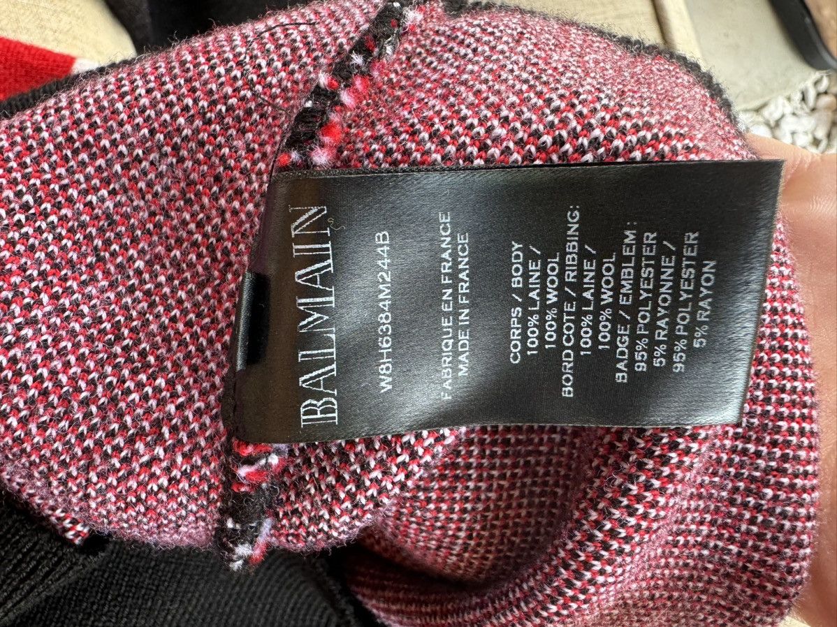 Balmain BALMAIN WOOL SWEATER LIMITED RARE SIZE MEDIUM Size US M / EU 48-50 / 2 - 6 Thumbnail