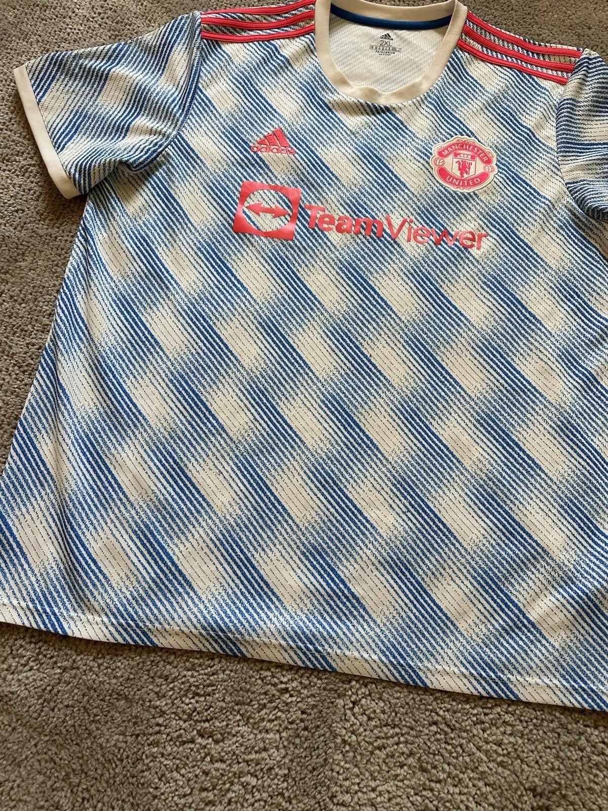Adidas Adidas Manchester United 2021-2 Football Shirt Soccer Jersey Size US XXL / EU 58 / 5 - 3 Thumbnail
